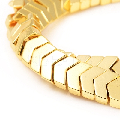 Electroplated Non-magnetic Synthetic Hematite Beads Strands G-F682-04A-G-1