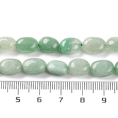 Natural Green Aventurine Beads Strands G-G146-A33-01-1