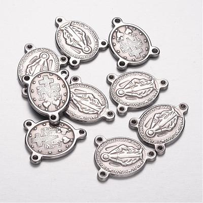 Tarnish Resistant 201 Stainless Steel Links STAS-G062-55-1