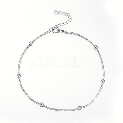 Tarnish Resistant 304 Stainless Steel Bracelets BJEW-D430-01-1