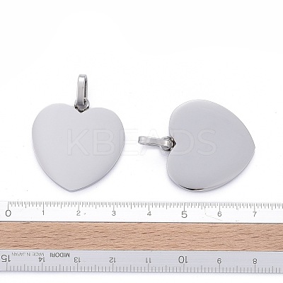 Tarnish Resistant 304 Stainless Steel Mirror Polished Finish Stamping Blank Tag Pendants STAS-P055-04P-1