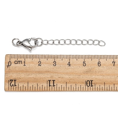 Non-Tarnish 304 Stainless Steel Chain Extender X-STAS-O083-07-1