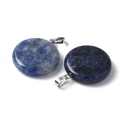 Natural Sodalite Pendants G-A259-04P-04-1
