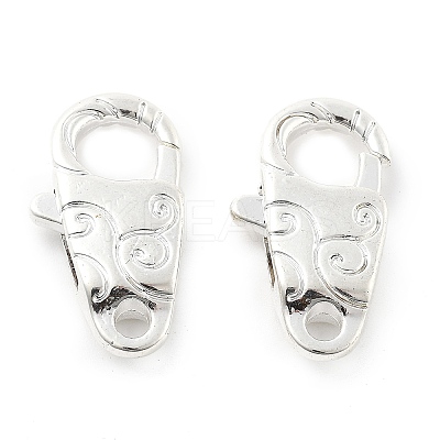 Brass Lobster Claw Clasps KK-R216-18C-S-1