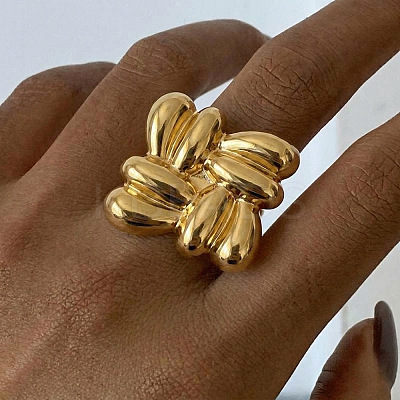 304 Stainless Steel Cuff Rings LJ6925-2-1