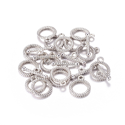 Tibetan Style Alloy Toggle Clasps LS-AC2016-NF-1