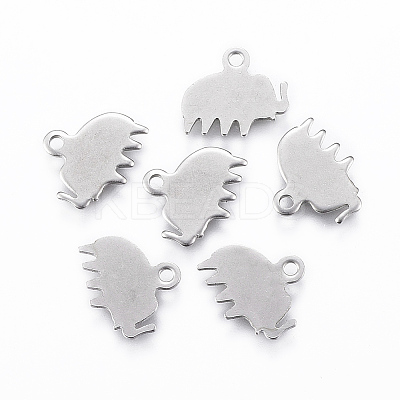 Tarnish Resistant 304 Stainless Steel Charms STAS-H422-08P-1