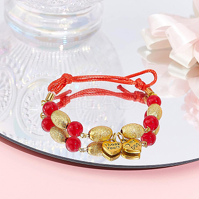 24Pcs Eco-Friendly Brass Textured Beads KK-BC0007-87-RS-1