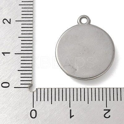 304 Stainless Steel Pendants STAS-L277-02B-P-1