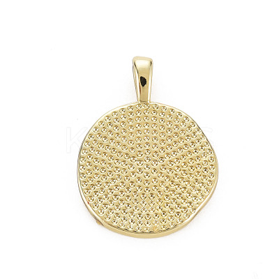 Brass Enamel Pendants KK-Q283-057H-NR-1