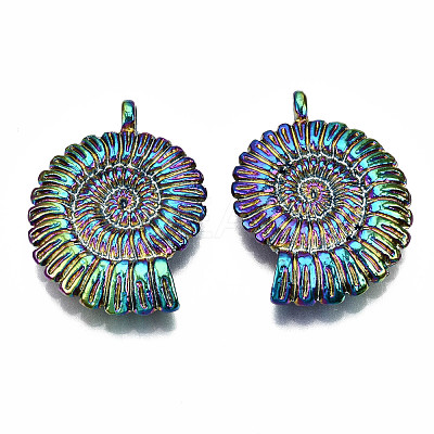 Rainbow Color Alloy Pendants PALLOY-S180-008-RS-1