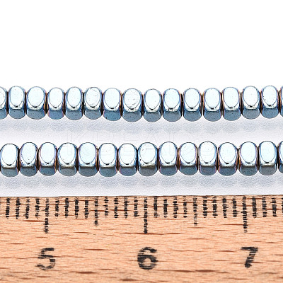 Electroplated Synthetic Non-magnetic Hematite Beads Strands G-T139-61C-1