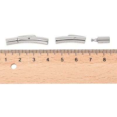 Tarnish Resistant 316 Surgical Stainless Steel Bayonet Clasps X-STAS-I013-3mm-1