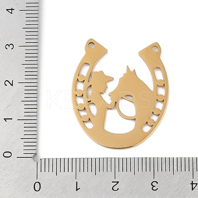 304 Stainless Steel Pendants STAS-L279-025G-1