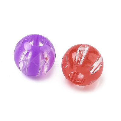 Transparent Acrylic Beads X-OACR-D309-03-1
