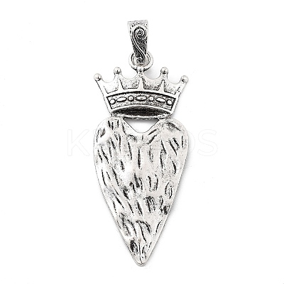 Tibetan Style Alloy Big Pendants PALLOY-D362-02AS-C-1