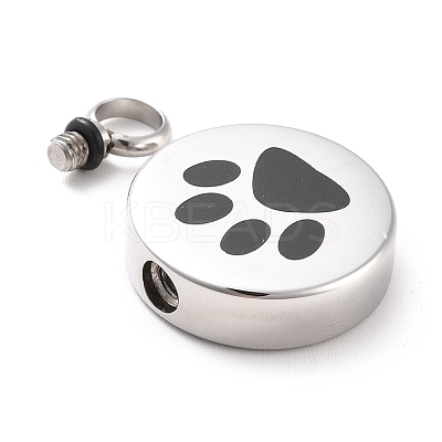 Non-Tarnish 304 Stainless Steel Urn Pendants STAS-D179-22P-1
