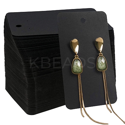 Paper Single Earring Display Cards with Hanging Hole PW-WG89837-01-1