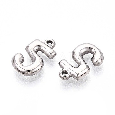 304 Stainless Steel Pendants STAS-N109-261F-P-1