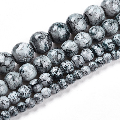 Baking Paint Glass Beads X1-DGLA-N003-10mm-A06-1