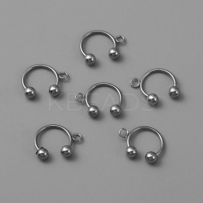 304 Stainless Steel Ear Cuff Findings FIND-WH0110-492P-1