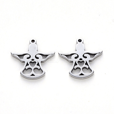 Tarnish Resistant 304 Stainless Steel Pendants X-STAS-N092-66-1