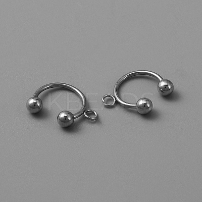 304 Stainless Steel Ear Cuff Findings FIND-WH0110-492P-1