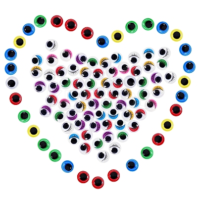 505Pcs Wiggle Googly Eyes Cabochons KY-SZ0001-26-1