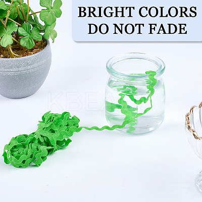50M 10 Colors Wave Bending Fringe Trim OCOR-GF0005-55B-1