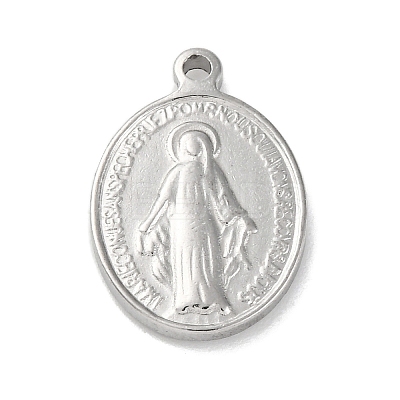 Anti-Tarnish 201 Stainless Steel Pendants STAS-Q015-03P-1