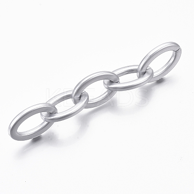 Spray Painted CCB Plastic Linking Rings CCB-R104-23-03-1