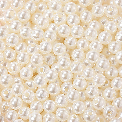 Imitation Pearl Acrylic Beads PEAR-LT0001-02E-1
