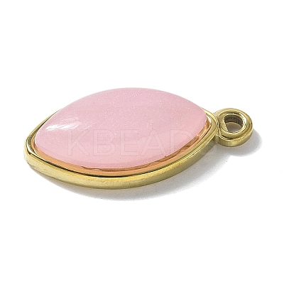 Natural Rose Quartz Pendants LS-STAS-L277-09G-04-1