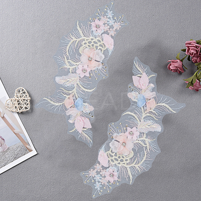 Polyester Embroidery Lace Sewing Ornaments DIY-WH2031-077B-01-1