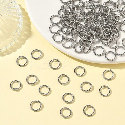 Tarnish Resistant 304 Stainless Steel Open Jump Rings LS-STAS-R065-38-1