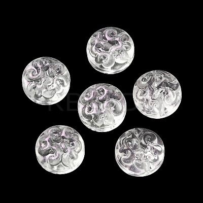 Transparent Glass Beads GLAA-D007-02E-1