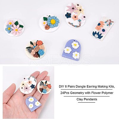 DIY Dangle Earring Making Kits DIY-NB0005-76-1