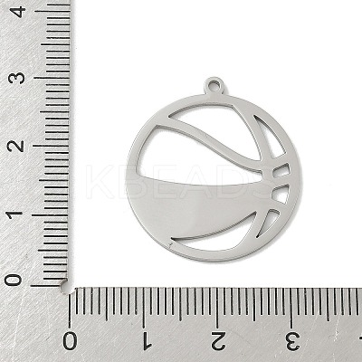 304 Stainless Steel Pendants STAS-F326-05P-1