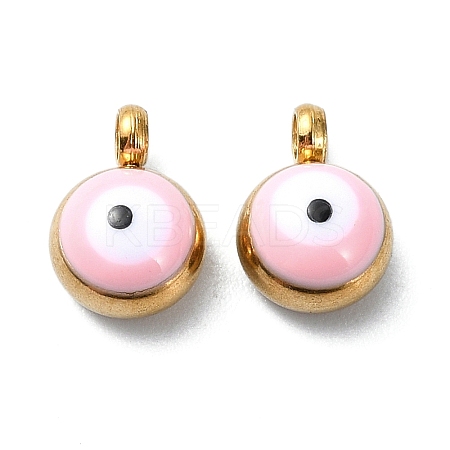 Ion Plating(IP) Real 18K Gold Plated 201 Stainless Steel Charms STAS-L024-020G-05-1