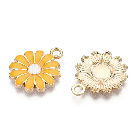 Alloy Enamel Pendants ENAM-S119-090A-RS-1