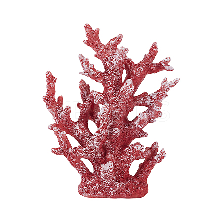 Resin Imitation Coral Ornaments AJEW-WH0696-124-1