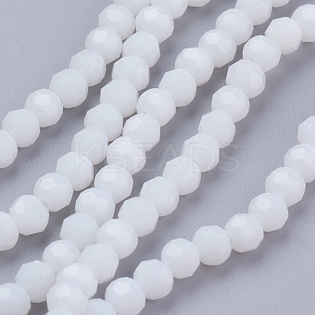 Faceted(32 Facets) Glass Beads Strands EGLA-J042-4mm-26-1