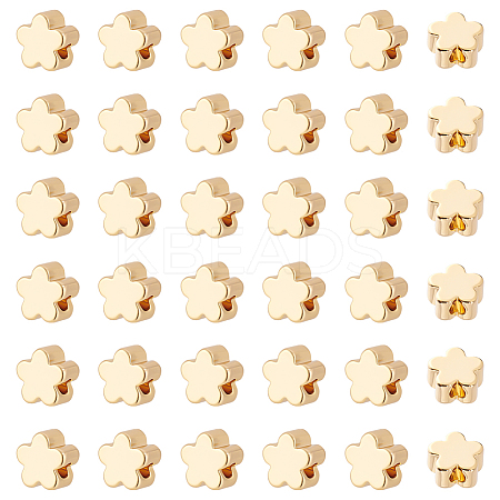 36Pcs Brass Beads KK-LP0001-47-1