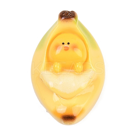 Opaque Resin Cabochons RESI-B043-02B-1