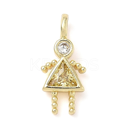 Brass Micro Pave Cubic Zirconia Pendants LS-ZIRC-I356-17G-B07-1