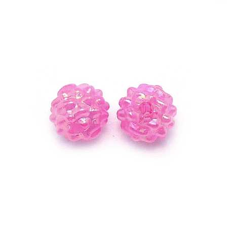 Opaque Acrylic Waxberry Beads LS-OACR-CJC0006-01H-1