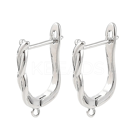 SHEGRACE Brass Hoop Earring Findings XGRQ79687-949P-1
