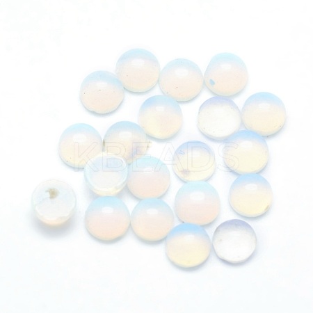 Opalite Cabochons G-P393-R10-4mm-1