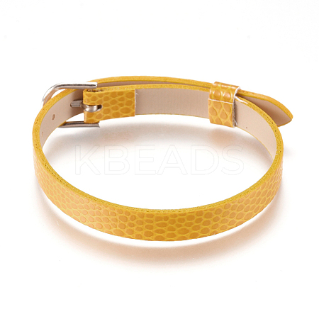 PU Leather Watch Band Strap BJEW-WH0010-01A-1