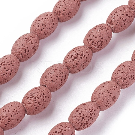 Natural Lava Rock Beads Strands G-F671-03A-07-1